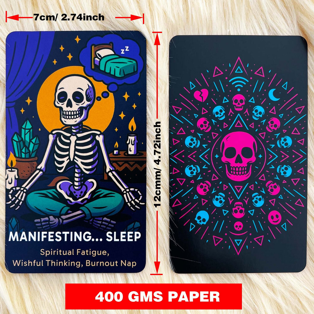 💀The Dead Inside Deck — 54 Cards of Skeletal Divination for the Emotionally Unstable | Spiritually Exhausted & Humorfully Unhealed🏆