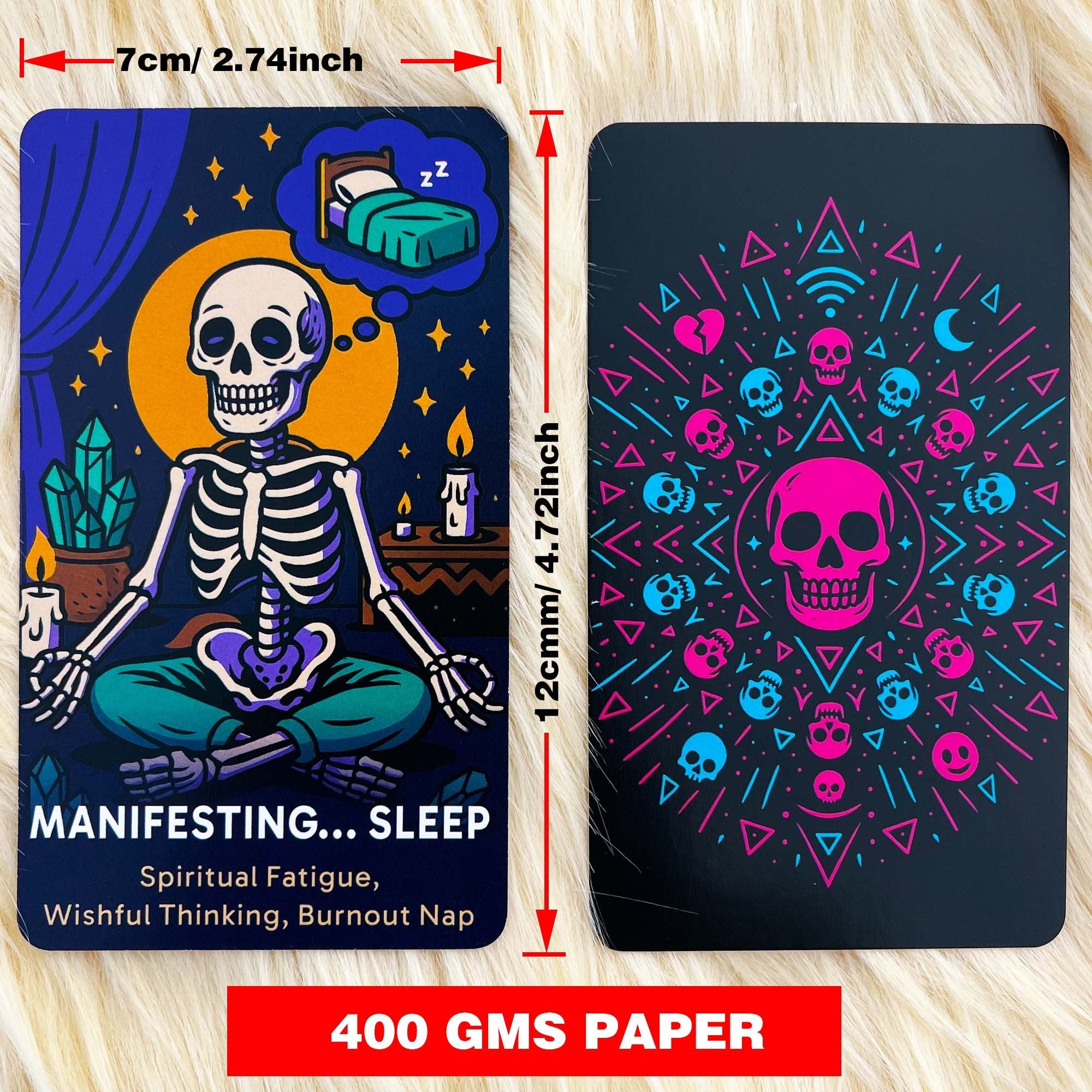 💀The Dead Inside Deck — 54 Cards of Skeletal Divination for the Emotionally Unstable | Spiritually Exhausted & Humorfully Unhealed🏆