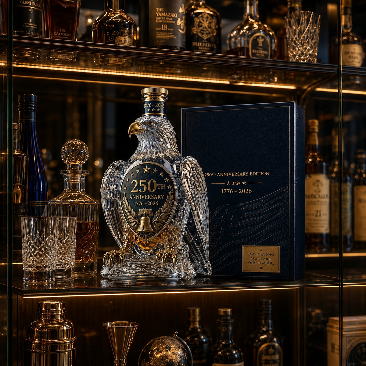 🔥 Flash Sale-60% Off 🦅250th Anniversary Commemorative Bottle🏆