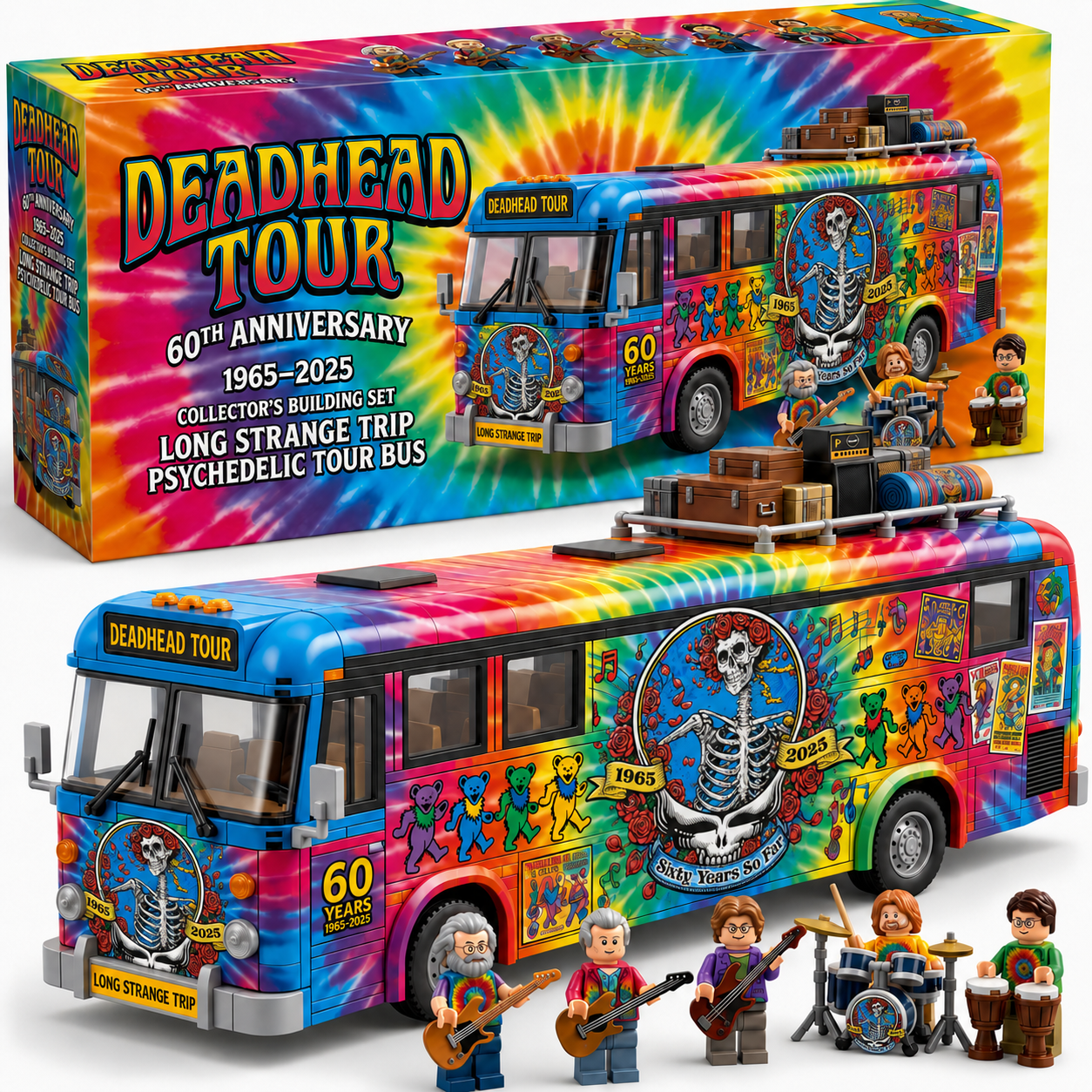 Grateful Dead 60th Anniversary Collector Building Set💋