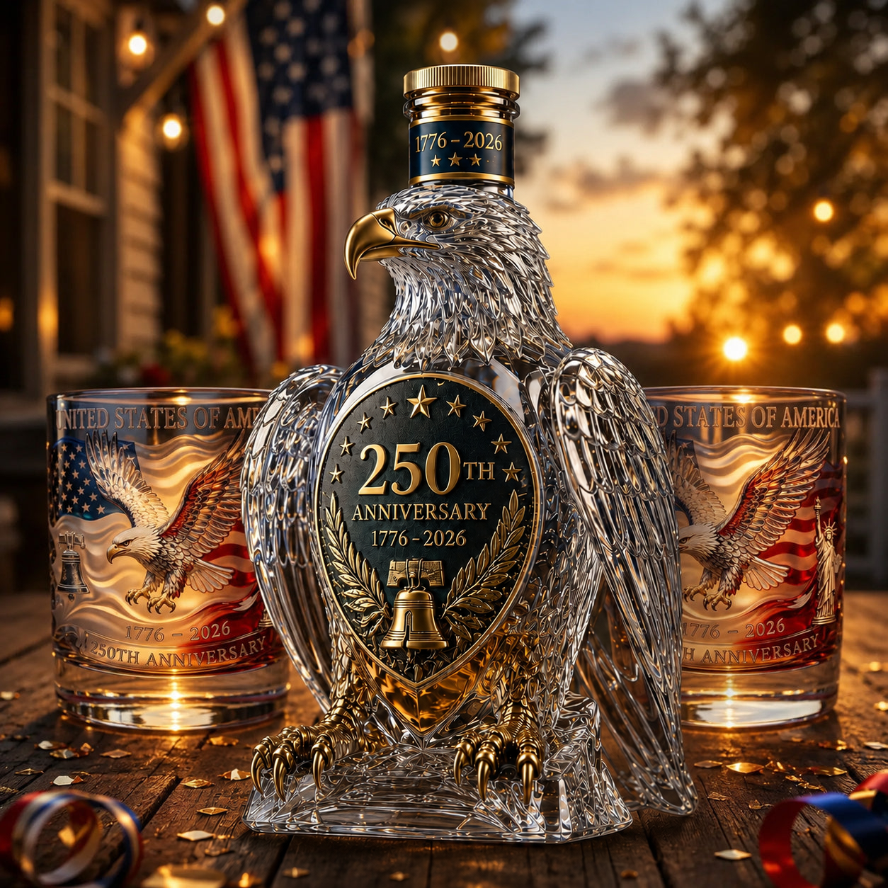 🔥 Flash Sale-60% Off 🦅250th Anniversary Commemorative Bottle🏆