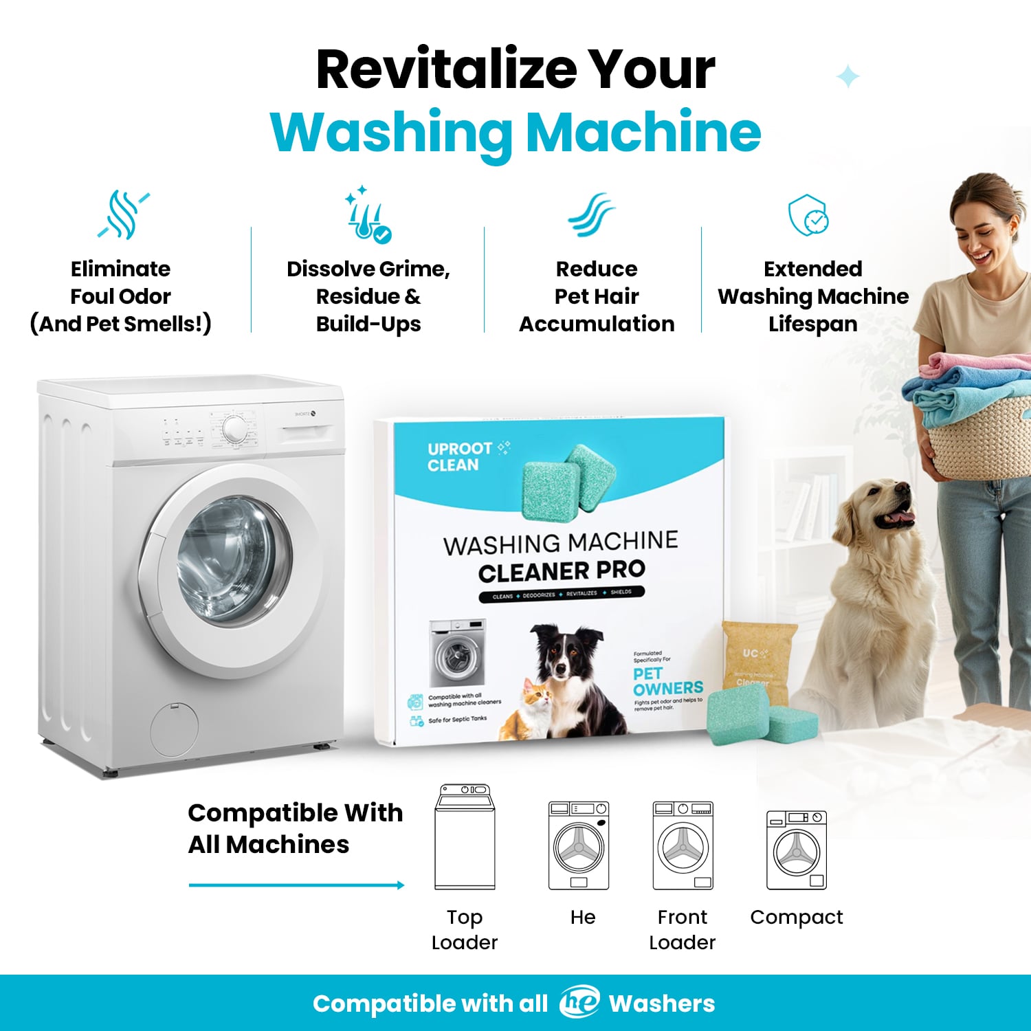 Uproot Washing Machine Cleaner🏆
