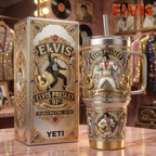 🎤HOT Elvis Presley Tumbler with Handle🏆