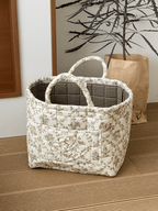 👜Car storage basket with handle - foldable washable storage basket and multi-purpose fabric box🏆