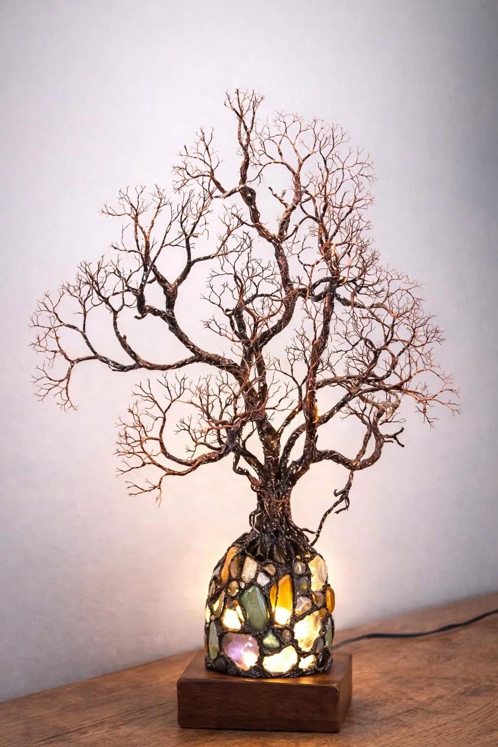 ✨ Bring Positive Energy & Peace Into Your Home With This Stunning Crystal Tree Lamp💡🏆