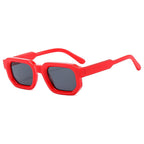 🕶️🔆 6 - Pack Vintage Rectangle Frame Sunglasses for Men & Women with UV400 Protection