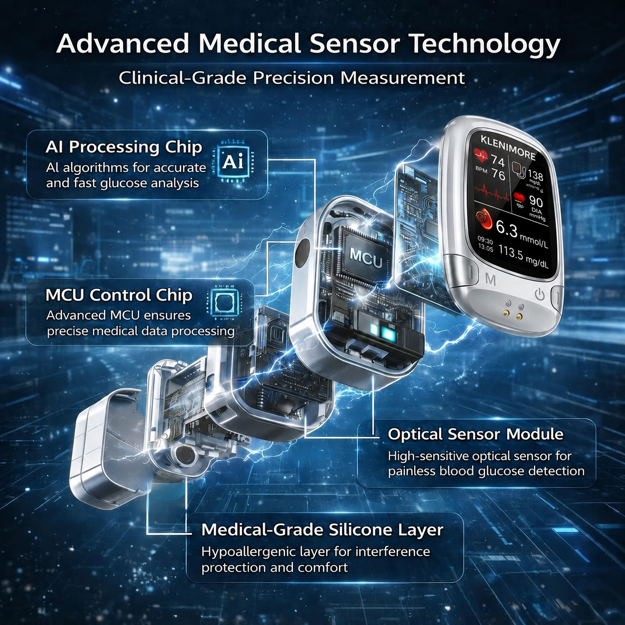 🔥Last 3 Hours: 50% Off🏆 Newly Developed Non-Invasive Intelligent Monitoring Equipment✅TGA Certified