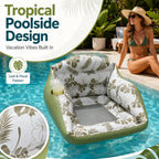 🛋️🏊‍♀️ 3-in-1 Inflatable Pool Lounge Chair🏆