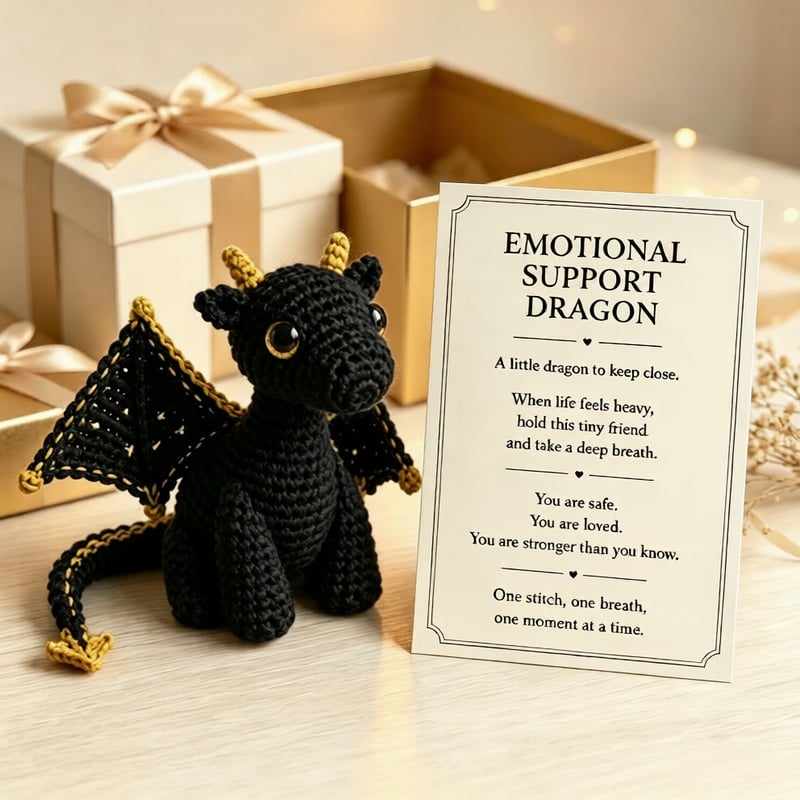 🔥Last Day: BUY MORE SAVE MORE- 🐲💕Emotional Support Dragon Pocket Buddy🏆