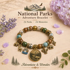 🏞️National Nature Park Faith Bracelet – Meaningful Vintage Nature & Wildlife Souvenir Bracelet💋