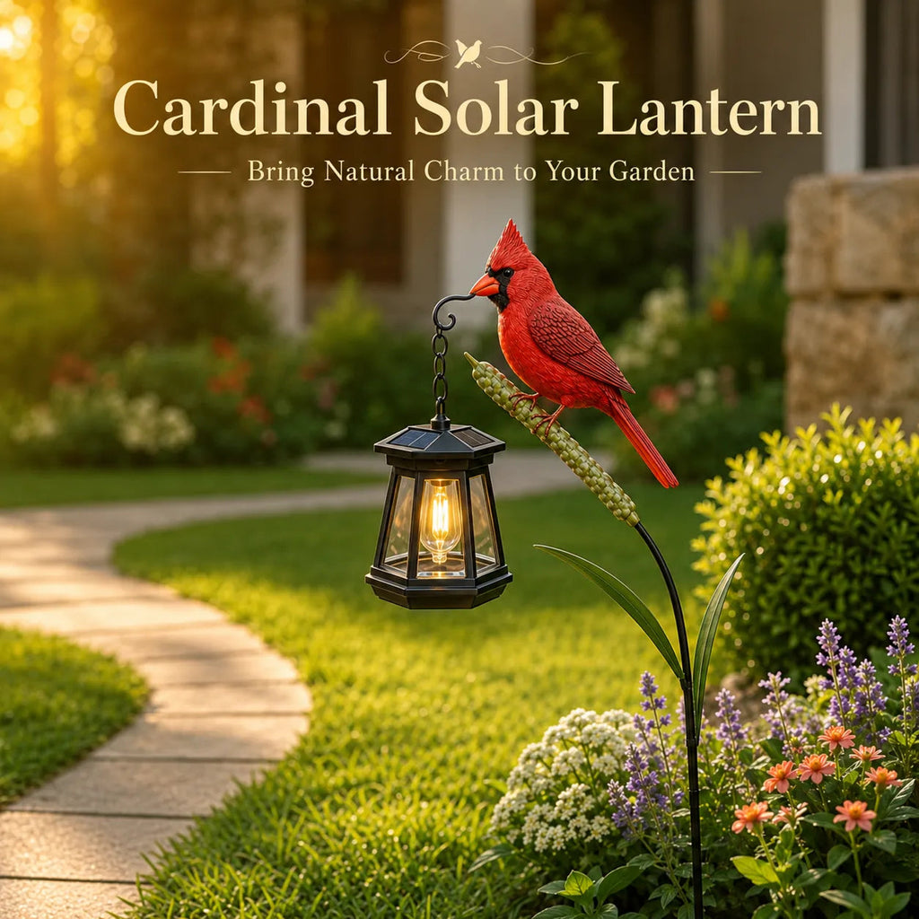 🐦 Cardinal Solar Light—A Beautiful Garden Light That Feels Full of Life🏆