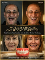 ADA-certified complete dentures (USA)
