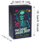 💀The Dead Inside Deck — 54 Cards of Skeletal Divination for the Emotionally Unstable | Spiritually Exhausted & Humorfully Unhealed🏆