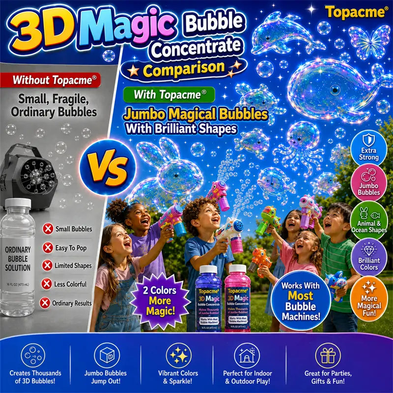 ☀️Super 3D Magic Bubble Concentrate —— Animal & Ocean Fantasy Theme💋
