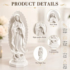 ✝️Resin Blessed Virgin Mary Rosary Holder Statue📿🏆