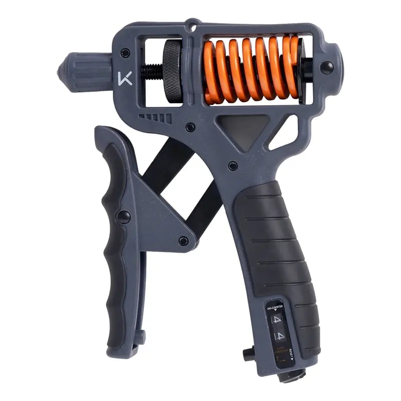 💪Ergonomic Adjustable H-Grip Hand Trainer – Forearm Strengthener with Counter for Therapy & Stress Relief💋