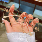 🌟WOMEN'S DIAMOND RIMLESS ANTI-BLUE LIGHT PRESBYOPIA GLASSES🏆