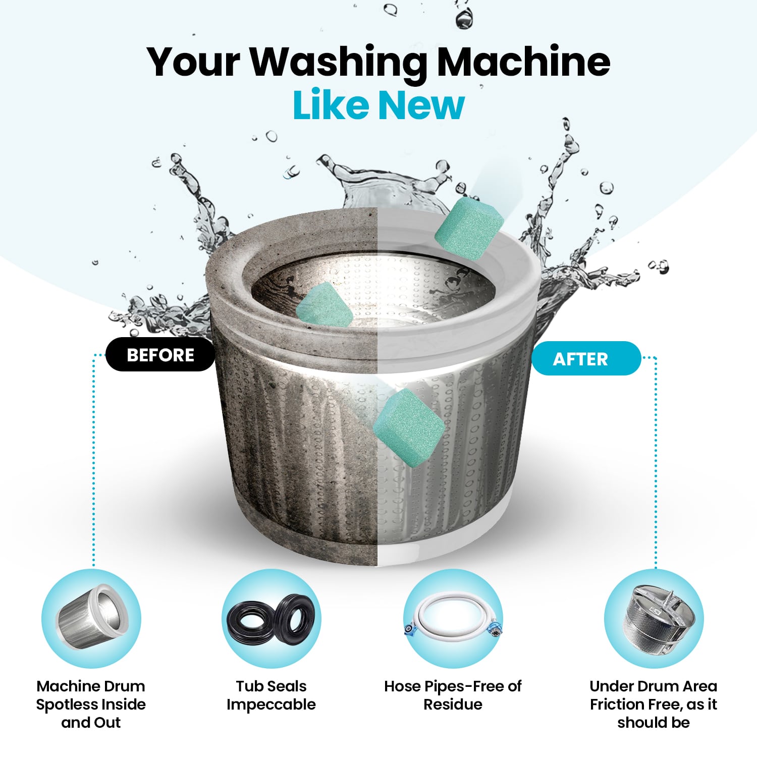 Uproot Washing Machine Cleaner🏆
