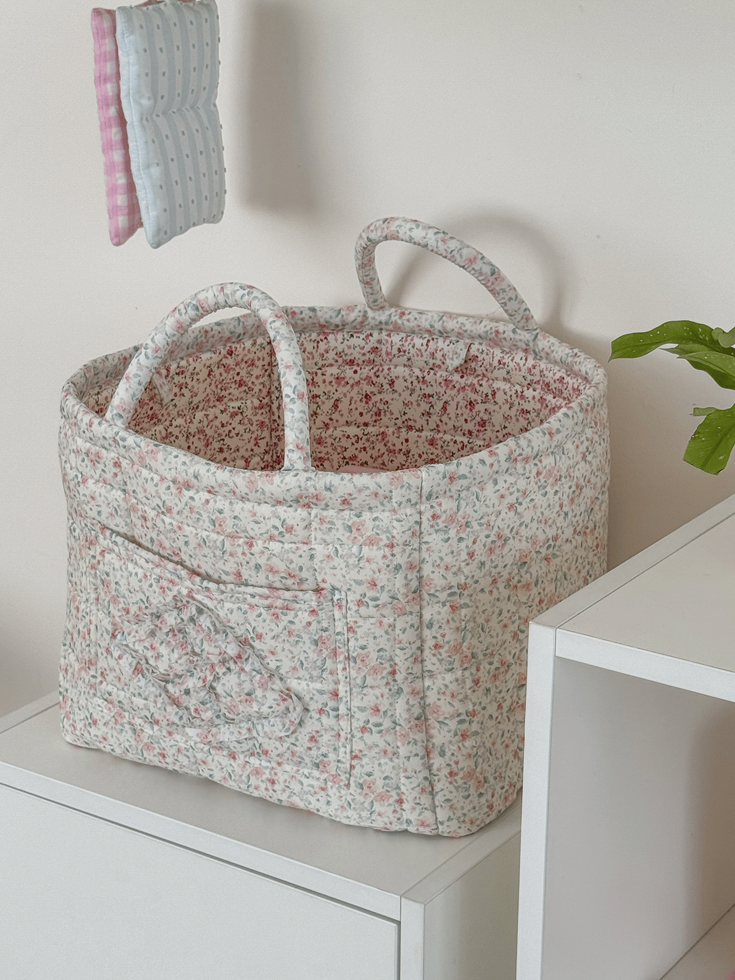 👜Car storage basket with handle - foldable washable storage basket and multi-purpose fabric box🏆