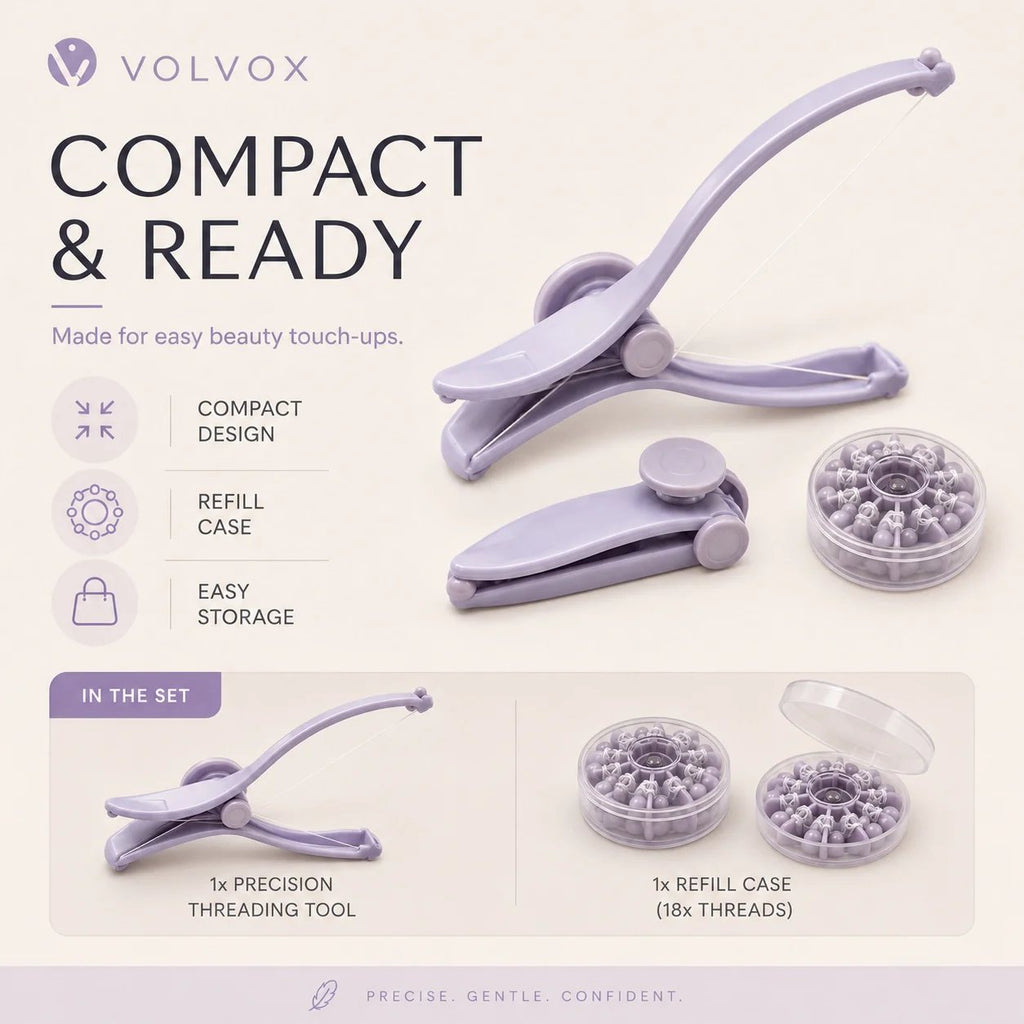 🔥LAST DAY 49% OFF - VOLVOX Precise Brow Threading Tool💋