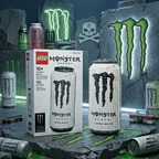 Monster Energy Ultra White Can Building Brick Set Collector Edition💋