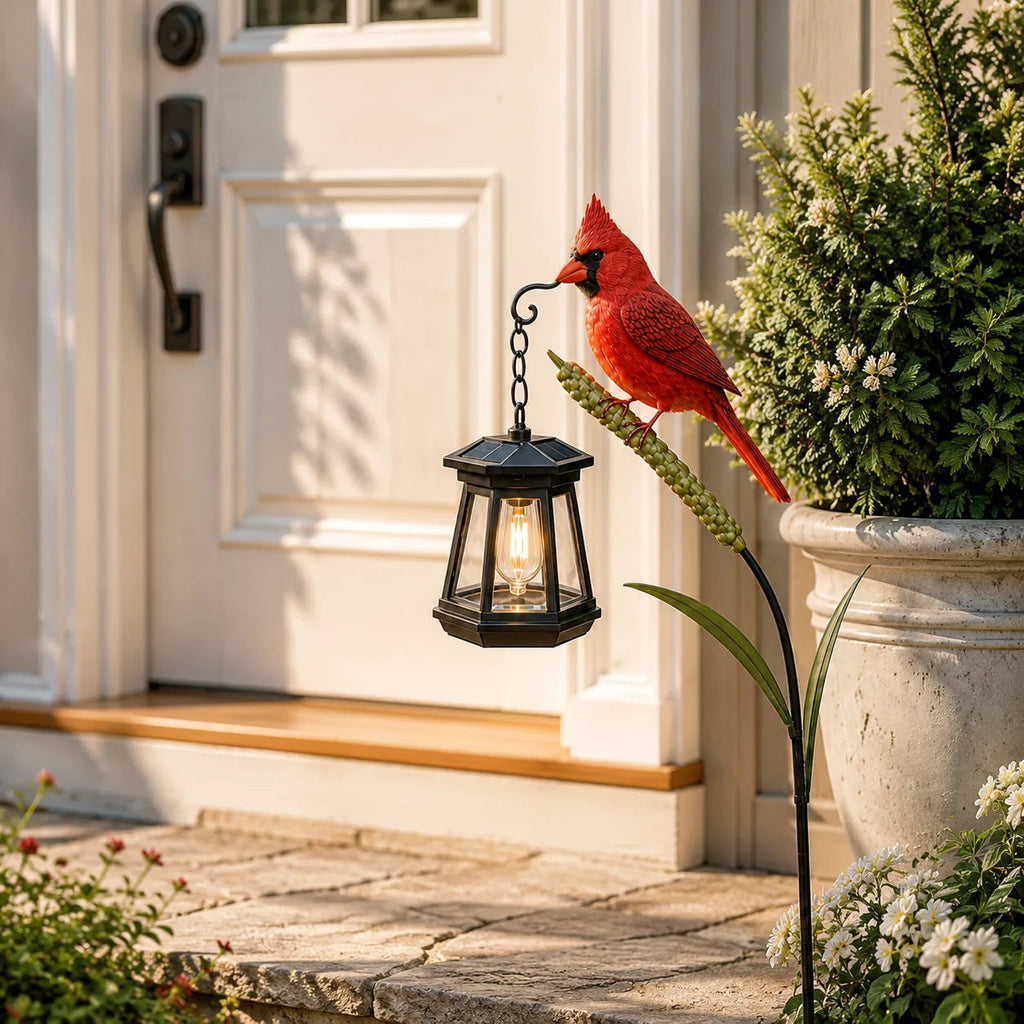 🐦 Cardinal Solar Light—A Beautiful Garden Light That Feels Full of Life🏆
