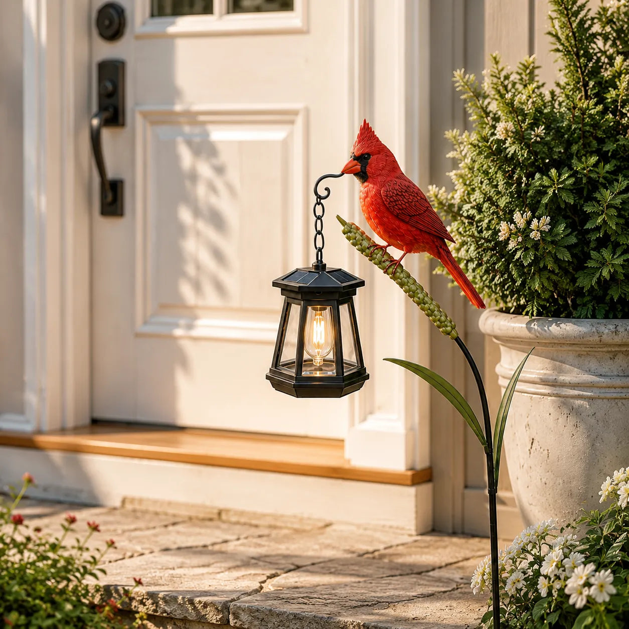 🐦 Cardinal Solar Light—A Beautiful Garden Light That Feels Full of Life🏆