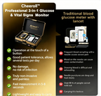 🩸 Subsidized Product | Cheeroll Professional-Grade 12-in-1 Blood Glucose & Vital Signs Monitor — Painless, fast, and accurate; FDA-certified (Made in California, USA)