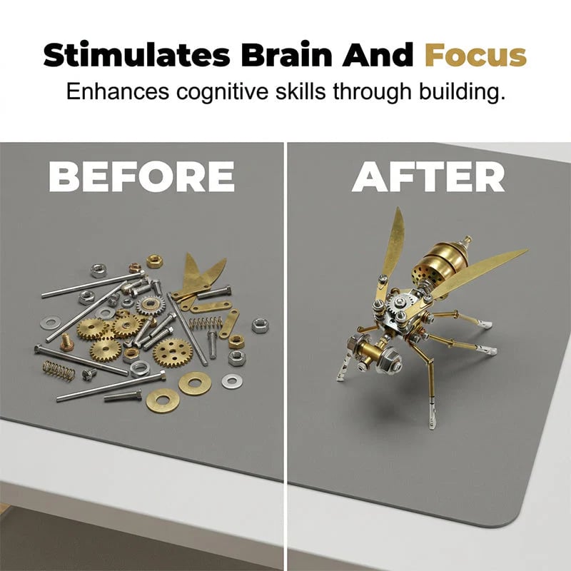 3D Metal Bee Puzzle Assembly Model Kit💋