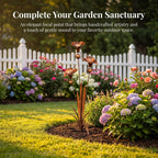 Copper Calla Lily Garden Chime Set – A Peaceful Touch for Flower Lovers 🌿🔔🏆
