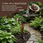 Copper Calla Lily Garden Chime Set – A Peaceful Touch for Flower Lovers 🌿🔔🏆