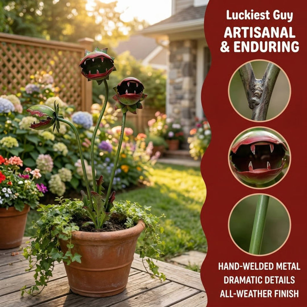 Copper Calla Lily Garden Chime Set – A Peaceful Touch for Flower Lovers 🌿🔔🏆