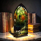 Project Hail Mary Book Nook | Sci-Fi Stained Glass Style Bookshelf Decor | Tau Ceti & Astronaut Wood Acrylic Sign | Bookish Gift💋