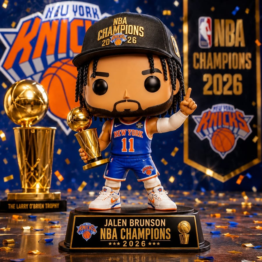 🏀Jalen Brunson New York Knicks NBA Champions 2026  Figure🏆