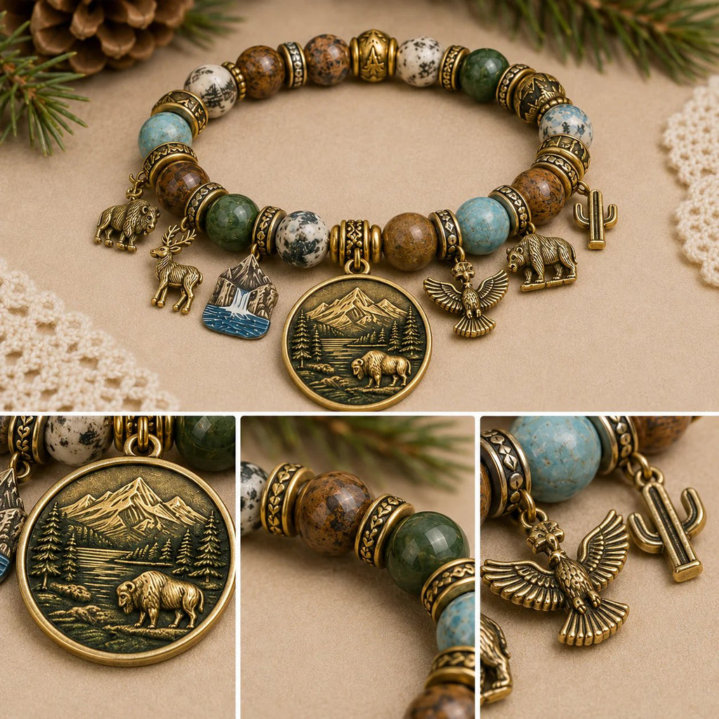 🏞️National Nature Park Faith Bracelet – Meaningful Vintage Nature & Wildlife Souvenir Bracelet💋