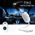 🌌5D Mini Galaxy Star Projector – Dynamic Ambient Lighting for Bedrooms, Cars & Relaxing Spaces
