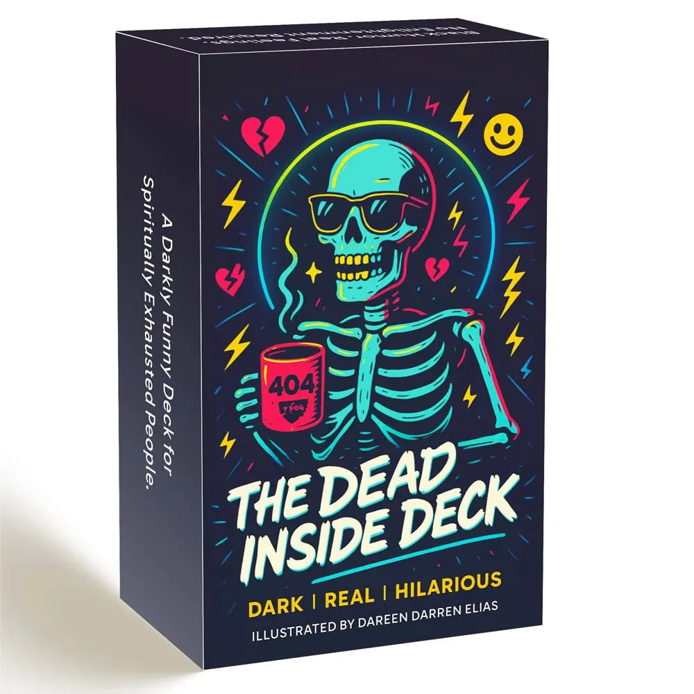 💀The Dead Inside Deck — 54 Cards of Skeletal Divination for the Emotionally Unstable | Spiritually Exhausted & Humorfully Unhealed🏆