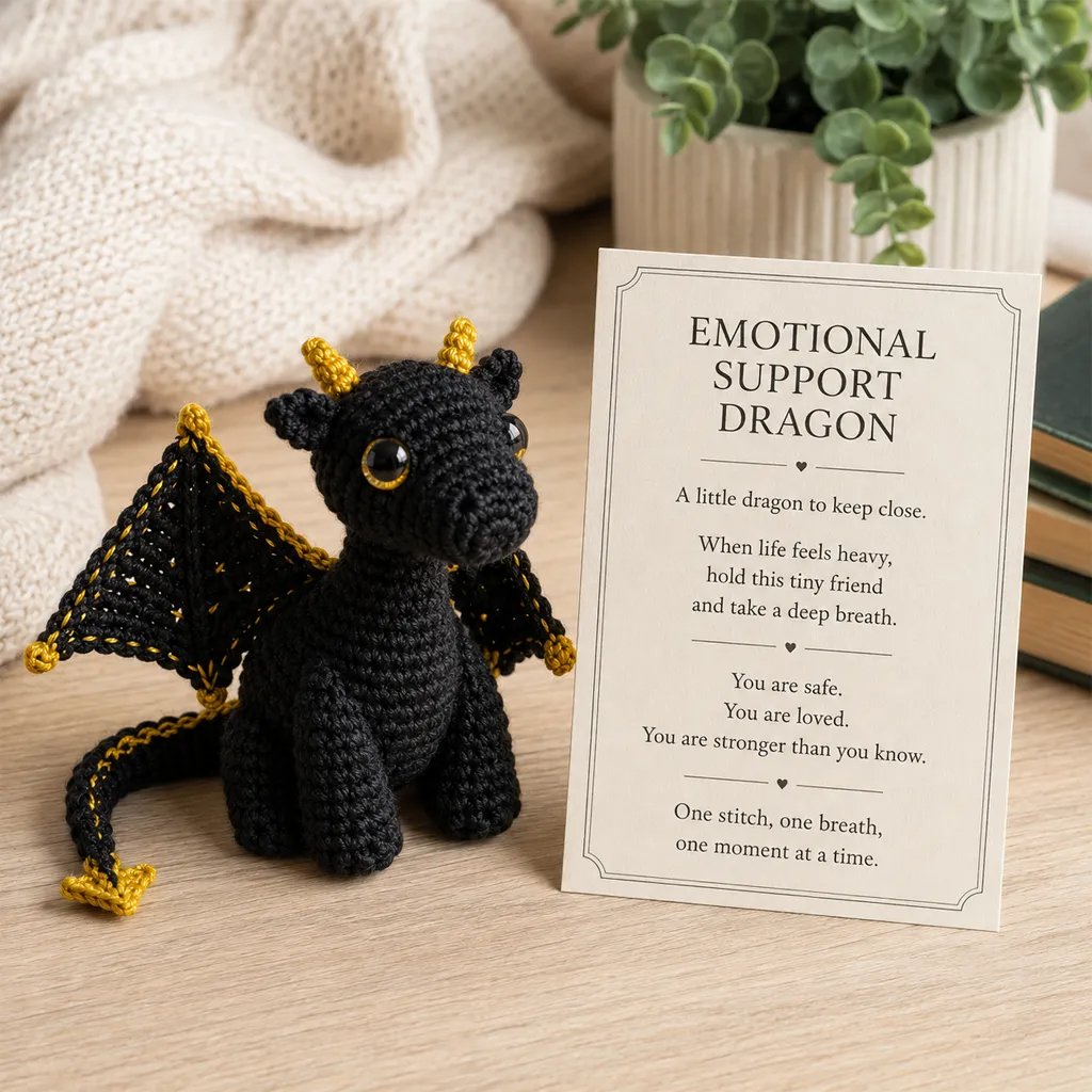 🔥Last Day: BUY MORE SAVE MORE- 🐲💕Emotional Support Dragon Pocket Buddy🏆