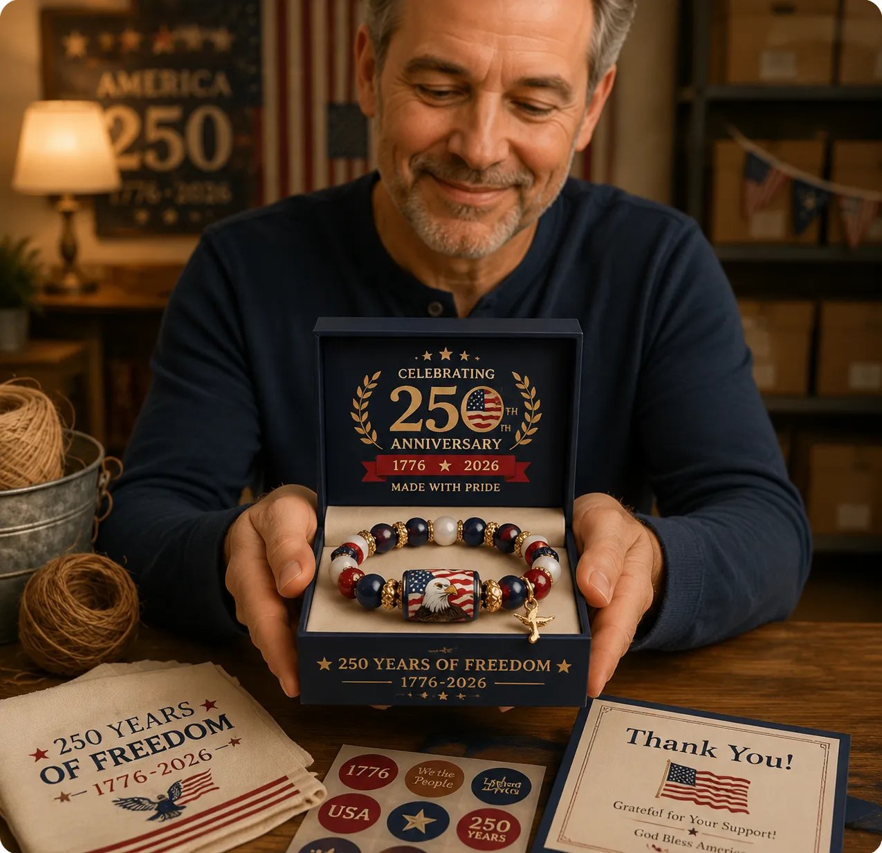 🔥LAST DAY 50% OFF - 🇺🇸 Celebrate Freedom & Honor 💎 | USA 250th Anniversary Limited Edition Collection ✨🏆