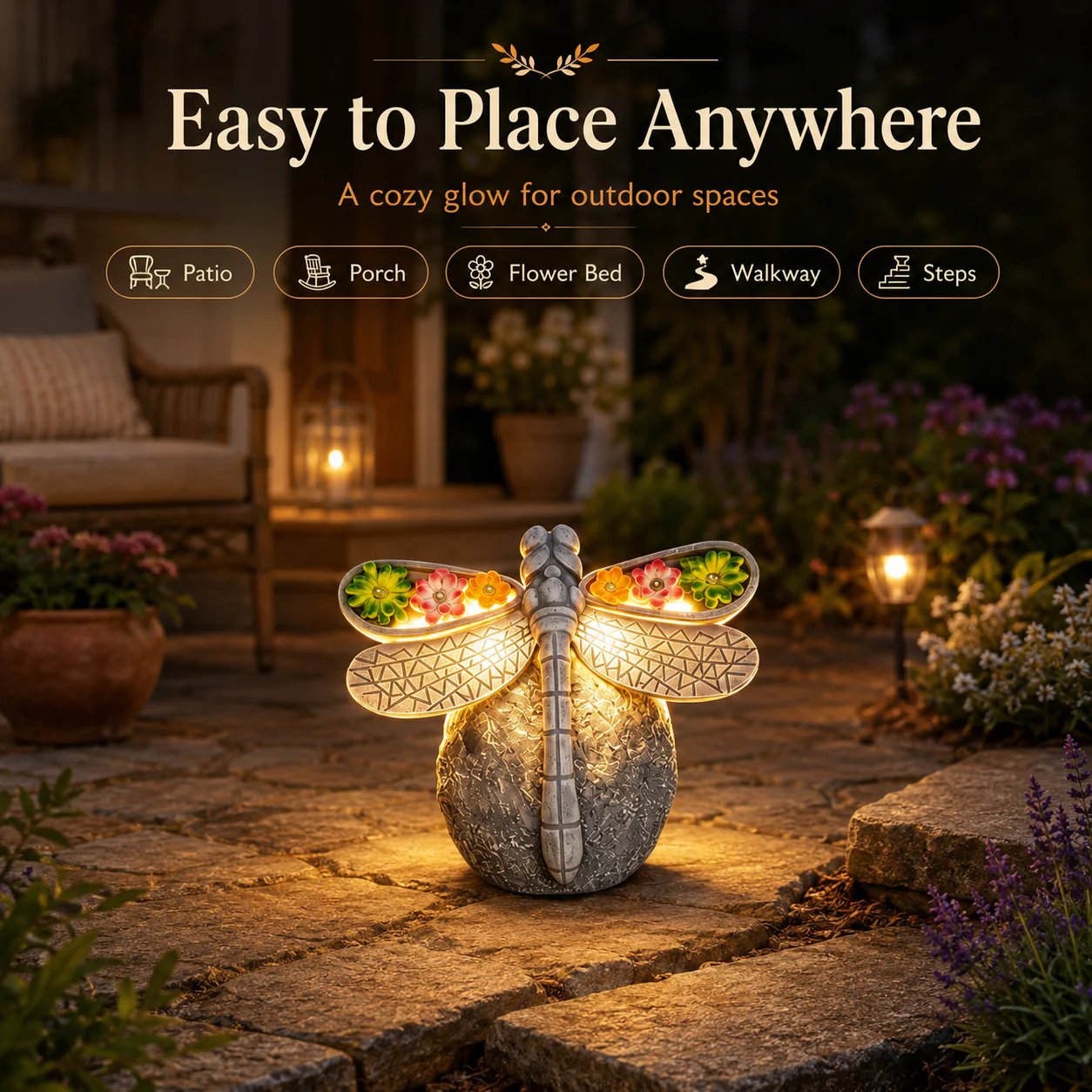 ✨Solar Dragonfly Garden Light Decor🏆