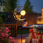 🌙✨Hummingbird Moon Solar Garden Stake Light🏆
