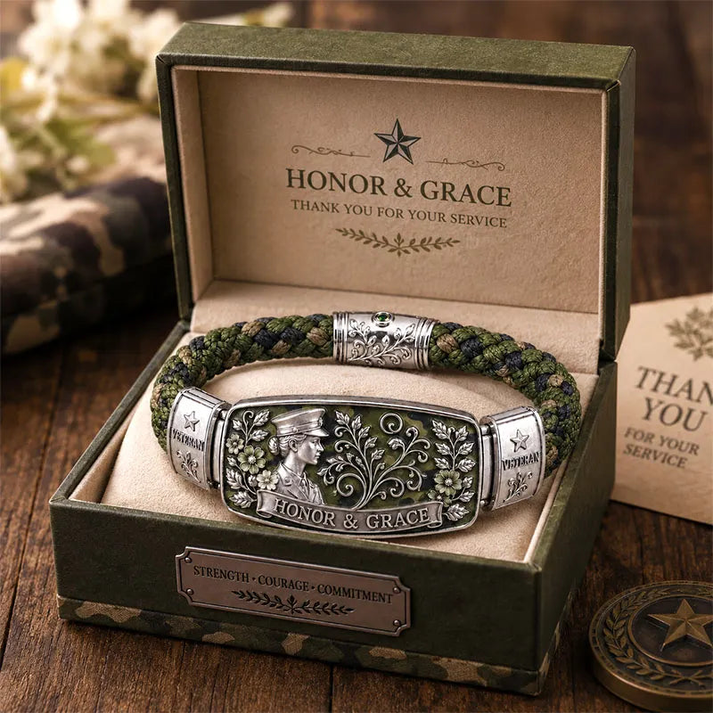 Honor & Grace Women Veteran Bracelet💋