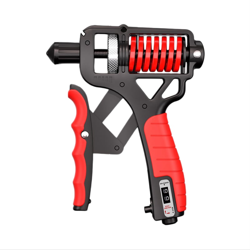 💪Ergonomic Adjustable H-Grip Hand Trainer – Forearm Strengthener with Counter for Therapy & Stress Relief💋