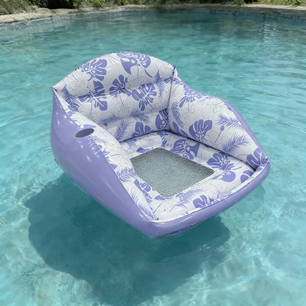 🛋️🏊‍♀️ 3-in-1 Inflatable Pool Lounge Chair🏆