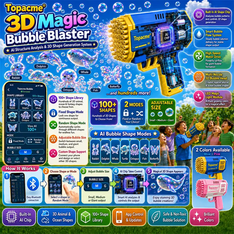 ☀️Super 3D Magic Bubble Concentrate —— Animal & Ocean Fantasy Theme💋