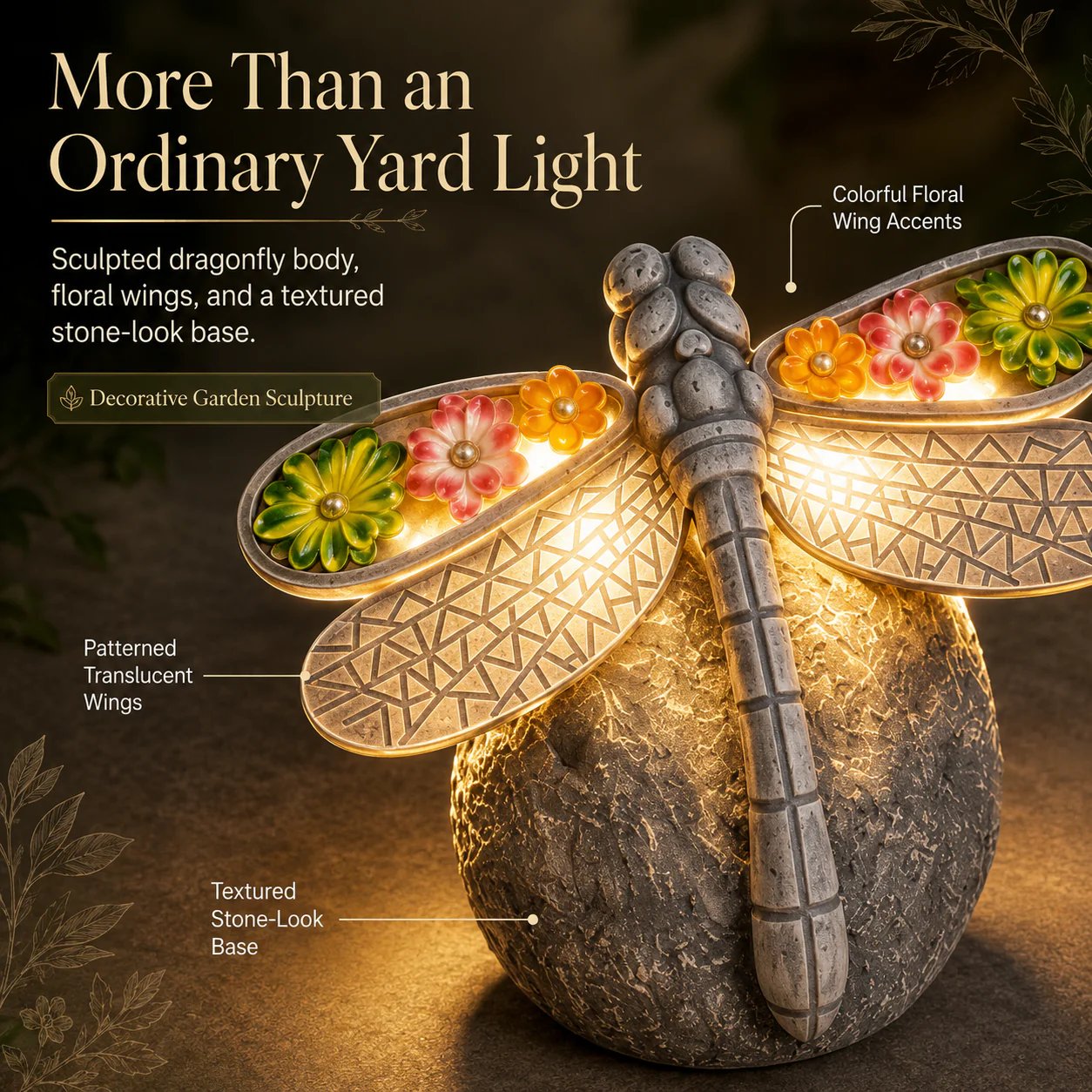 ✨Solar Dragonfly Garden Light Decor🏆
