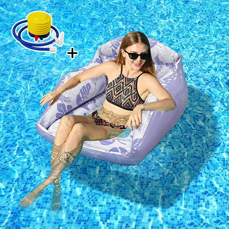 🛋️🏊‍♀️ 3-in-1 Inflatable Pool Lounge Chair🏆