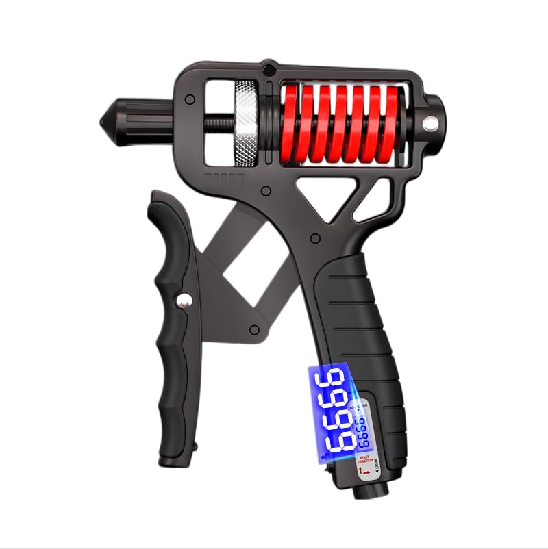 💪Ergonomic Adjustable H-Grip Hand Trainer – Forearm Strengthener with Counter for Therapy & Stress Relief💋