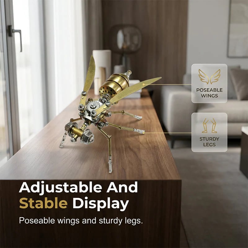 3D Metal Bee Puzzle Assembly Model Kit💋