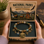 🏞️National Nature Park Faith Bracelet – Meaningful Vintage Nature & Wildlife Souvenir Bracelet💋